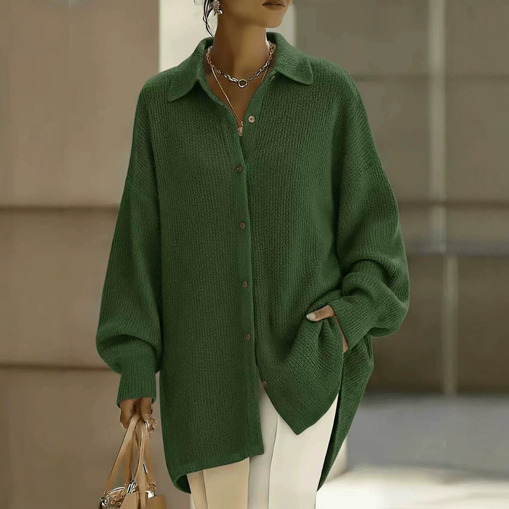 Imogen | Ribbed Knit Cardigan