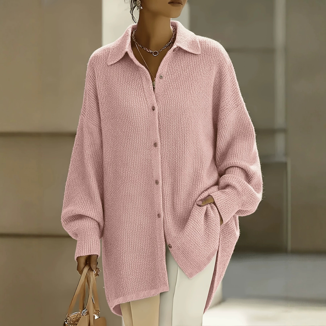 Imogen | Ribbed Knit Cardigan