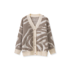Iviana | Textured Zebra-Print Cardigan