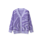 Iviana | Textured Zebra-Print Cardigan