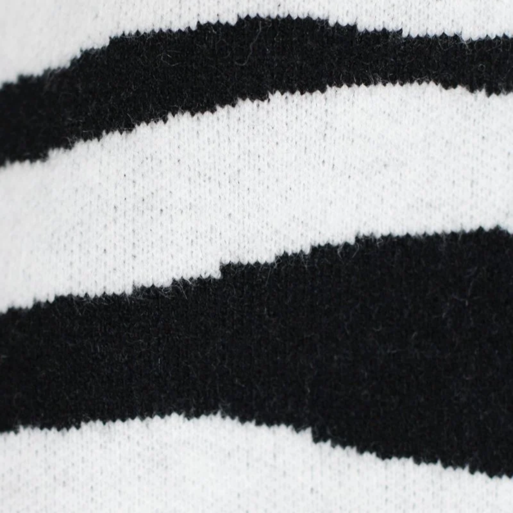 Iviana | Textured Zebra-Print Cardigan