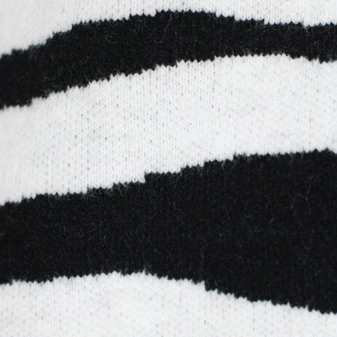 Iviana | Textured Zebra-Print Cardigan