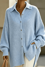 Imogen | Ribbed Knit Cardigan
