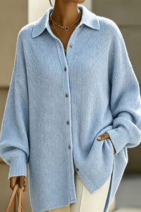 Imogen | Ribbed Knit Cardigan
