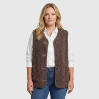Sahsa | cozy button vest