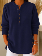 Neva | Button Henley Tunic
