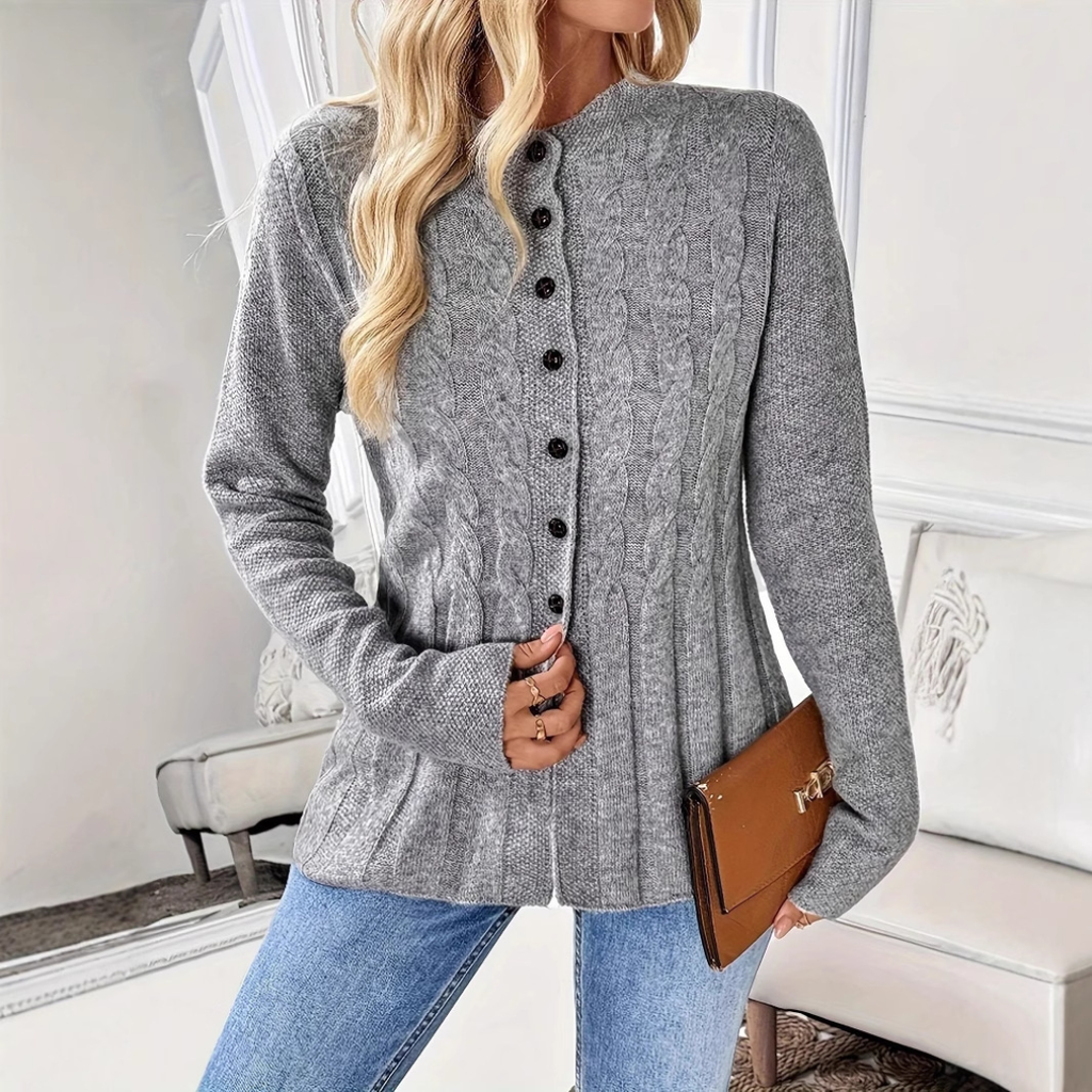 Noï | Cozy Cable-Knit Cardigan