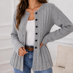 Noï | Cozy Cable-Knit Cardigan