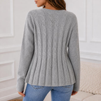 Noï | Cozy Cable-Knit Cardigan