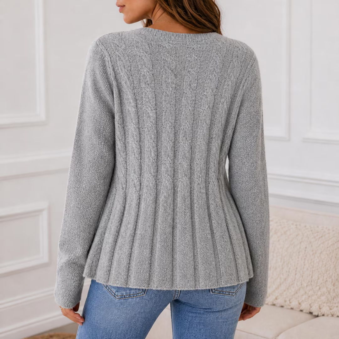 Noï | Cozy Cable-Knit Cardigan