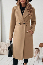 Odalys | Slim Fit Wool-Blend Coat