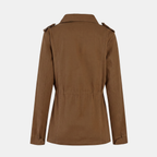 Charlotte -  Cargo Jacket with Multi Pocket Drawstring Waist