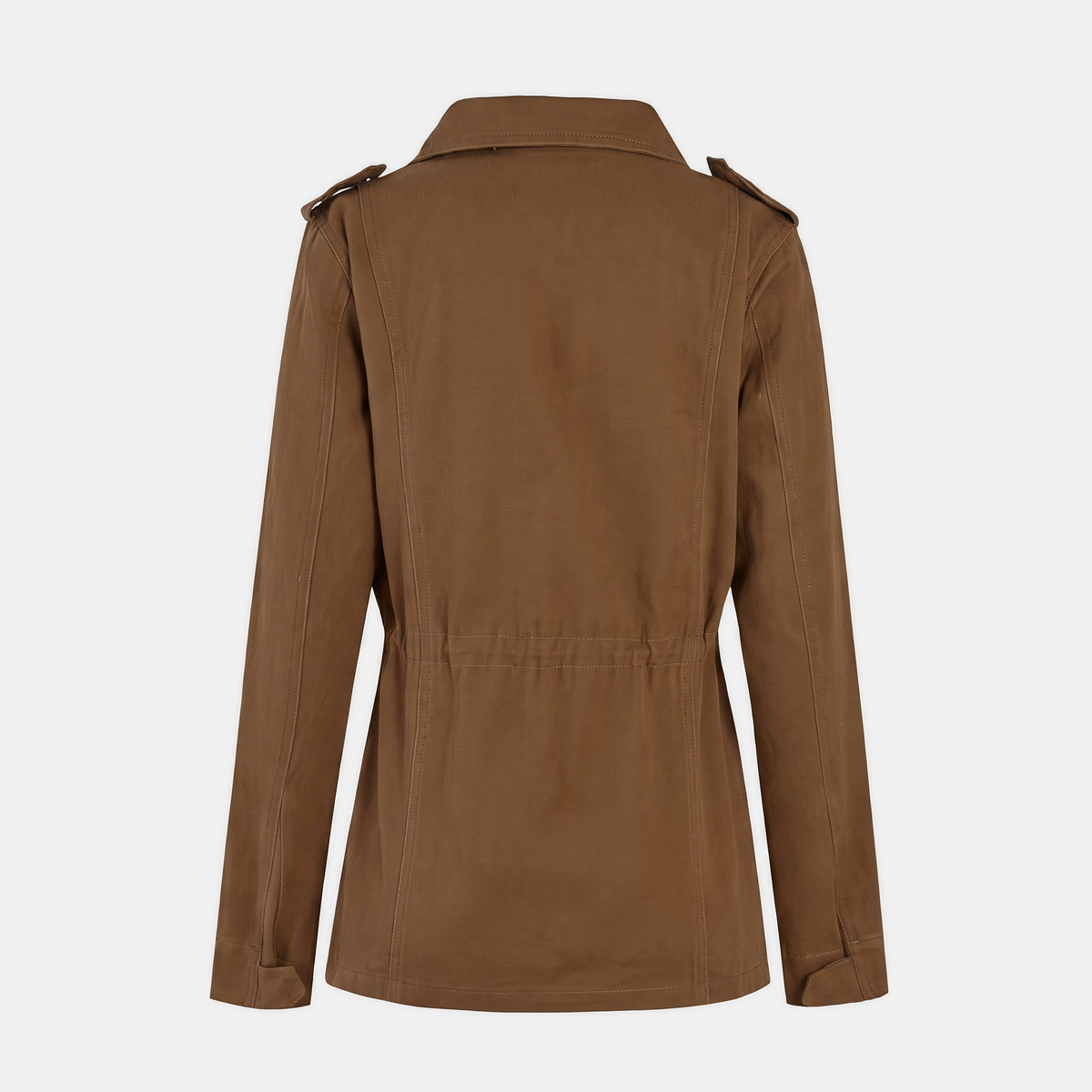 Charlotte -  Cargo Jacket with Multi Pocket Drawstring Waist
