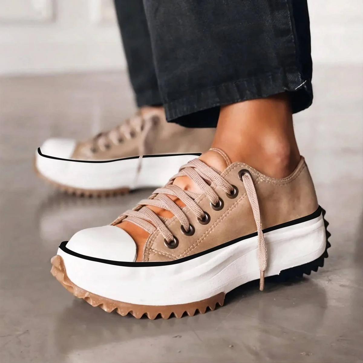 Bettina | Canvas Platform Sneakers