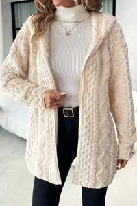 Fable | Tummy Coverage Long Sleeve Hooded Coat