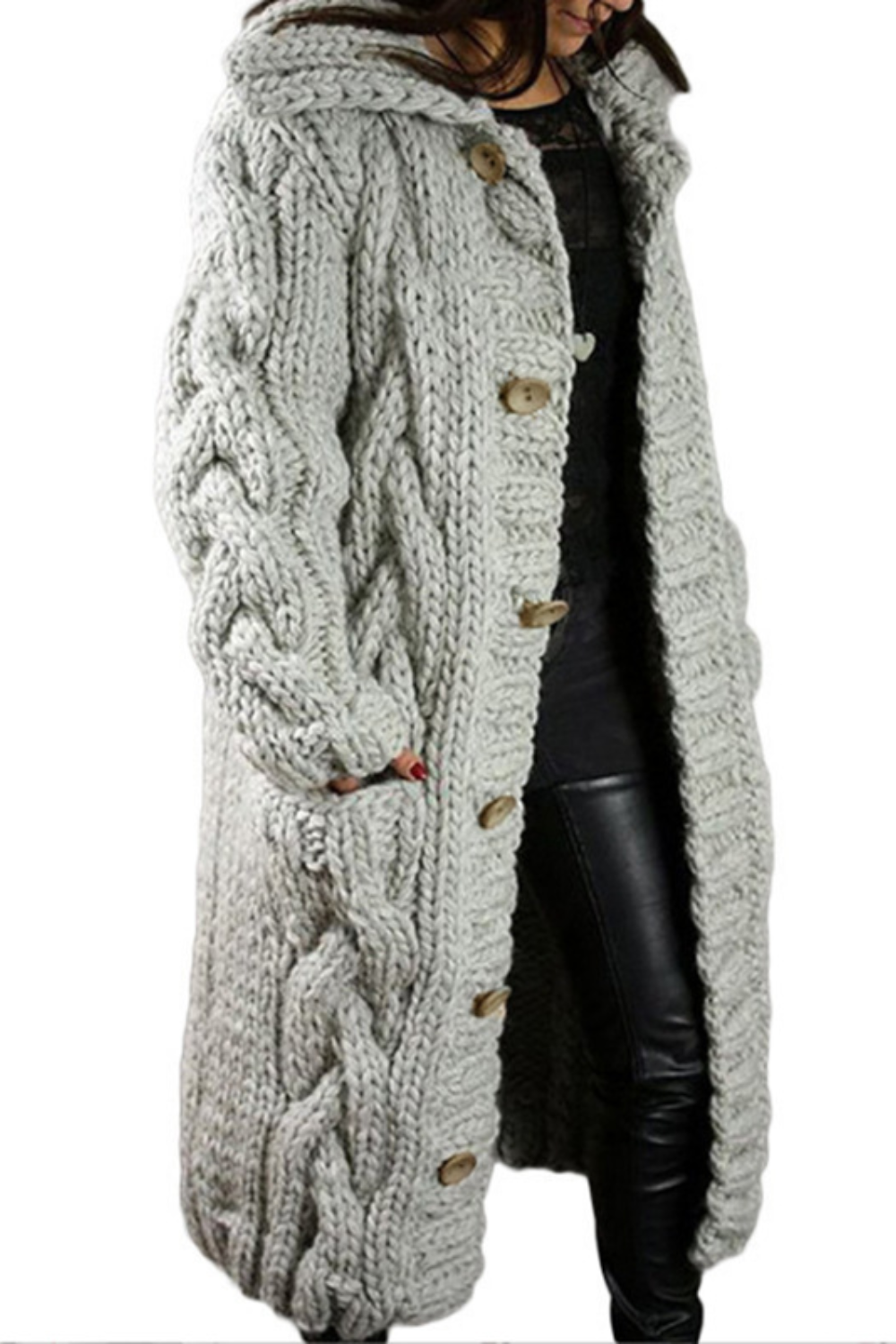 Cordelia | Long Knit Cardigan