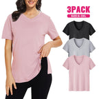 Selena | Relaxed V-Neck Tee, Pack of 3