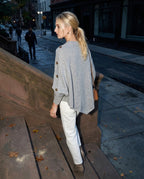 Brynn | Cable-Knit Poncho Sweater