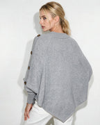 Brynn | Cable-Knit Poncho Sweater