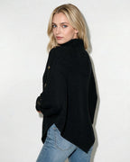 Brynn | Cable-Knit Poncho Sweater