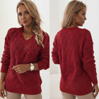 Kendra | knitted feather sweater