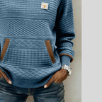 Etta | Textured Colorblock Sweatshirt