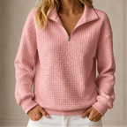 Waverly | Quilted Half-Zip Top