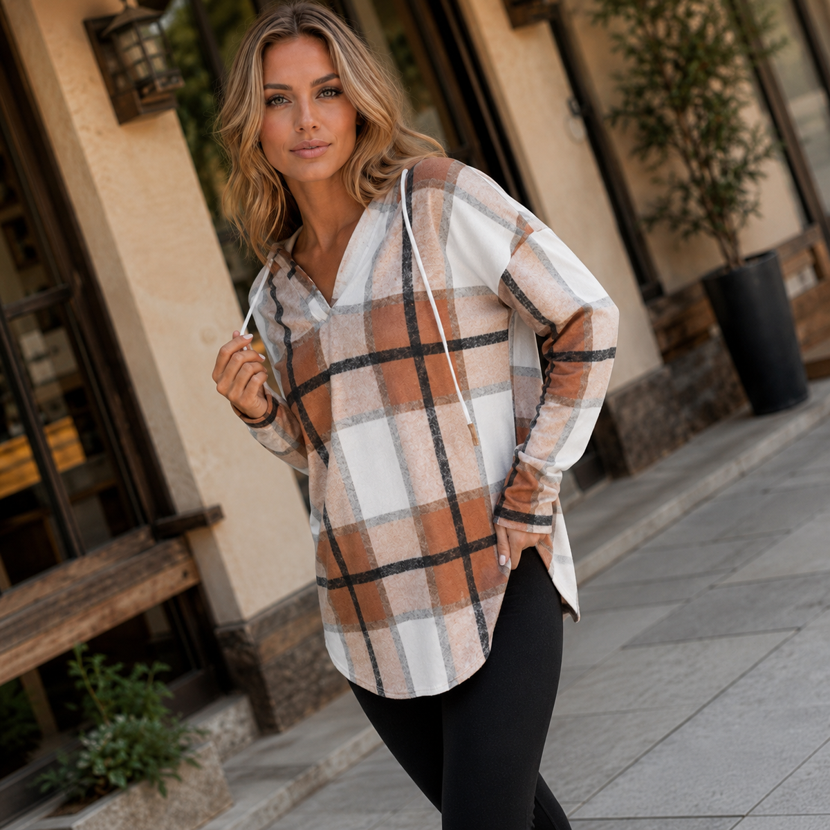Laura | Cozy Plaid Flannel Shirt