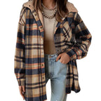 Harlow | Cozy Oversized Teddy Flannel Jacket