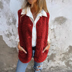 Sahsa | cozy button vest