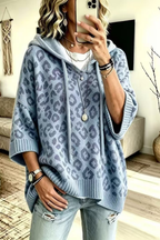 Rosalind | Hooded leopard Sweater