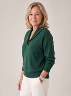 Greta |  Shawl Collar Sweater